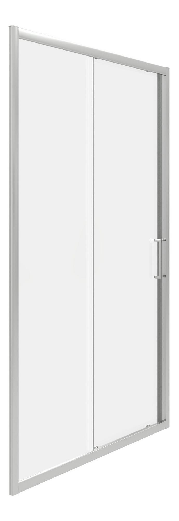Auvellis Nexara Classix Easy-Fit Sliding Door & 45mm Tray Pack - Chrome