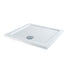 Rio Square 40mm Low Profile Shower Tray (Stone Resin) With 90mm High Flo Waste