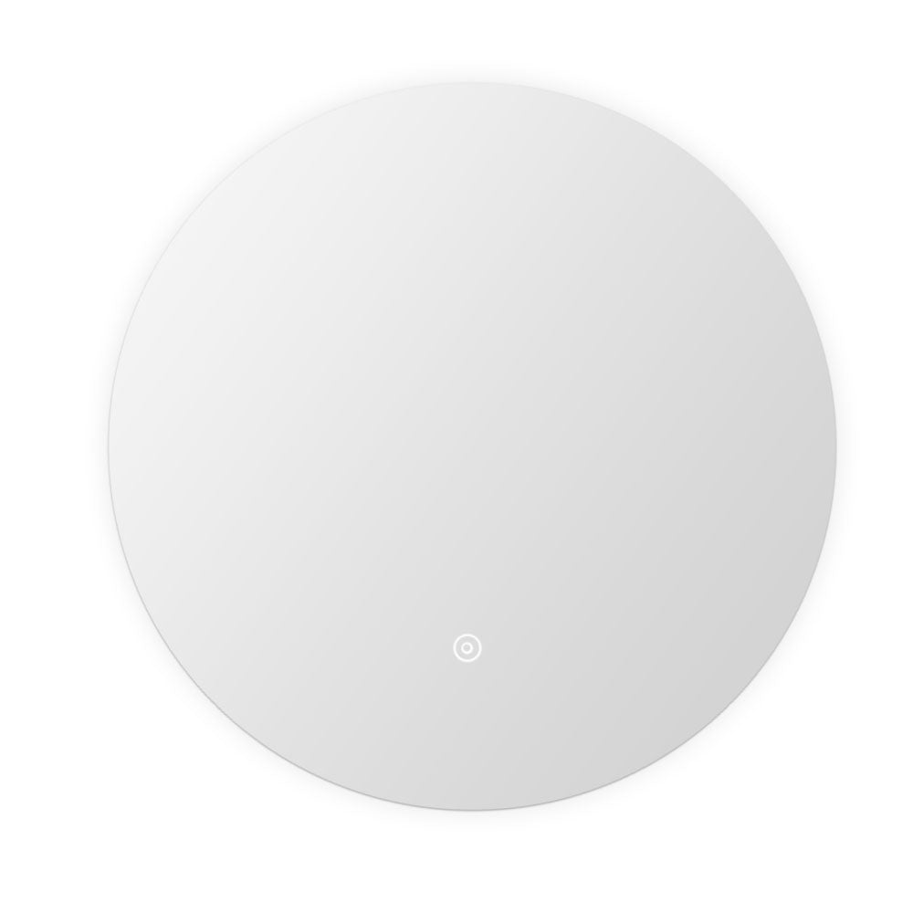 Savita Round Back Lit Mirror With Mirror Touch Sensor And Dimista Pad. White Colour Changing Lighting 300-6500k