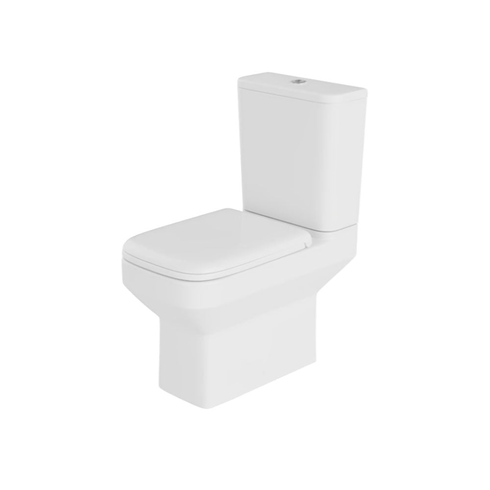 Zara Design Series Close Coupled Rimless Toilet With Soft Close Seat