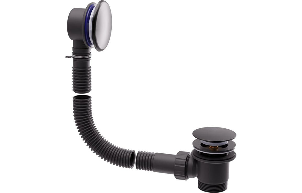 Auvellis Bath Overflow and Clicker Waste – Gunmetal
