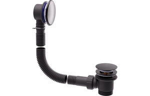 Auvellis Bath Overflow and Clicker Waste – Gunmetal