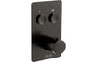 Auvellis Uno Concealed Push-Button Shower – 2 Outlet – Gunmetal