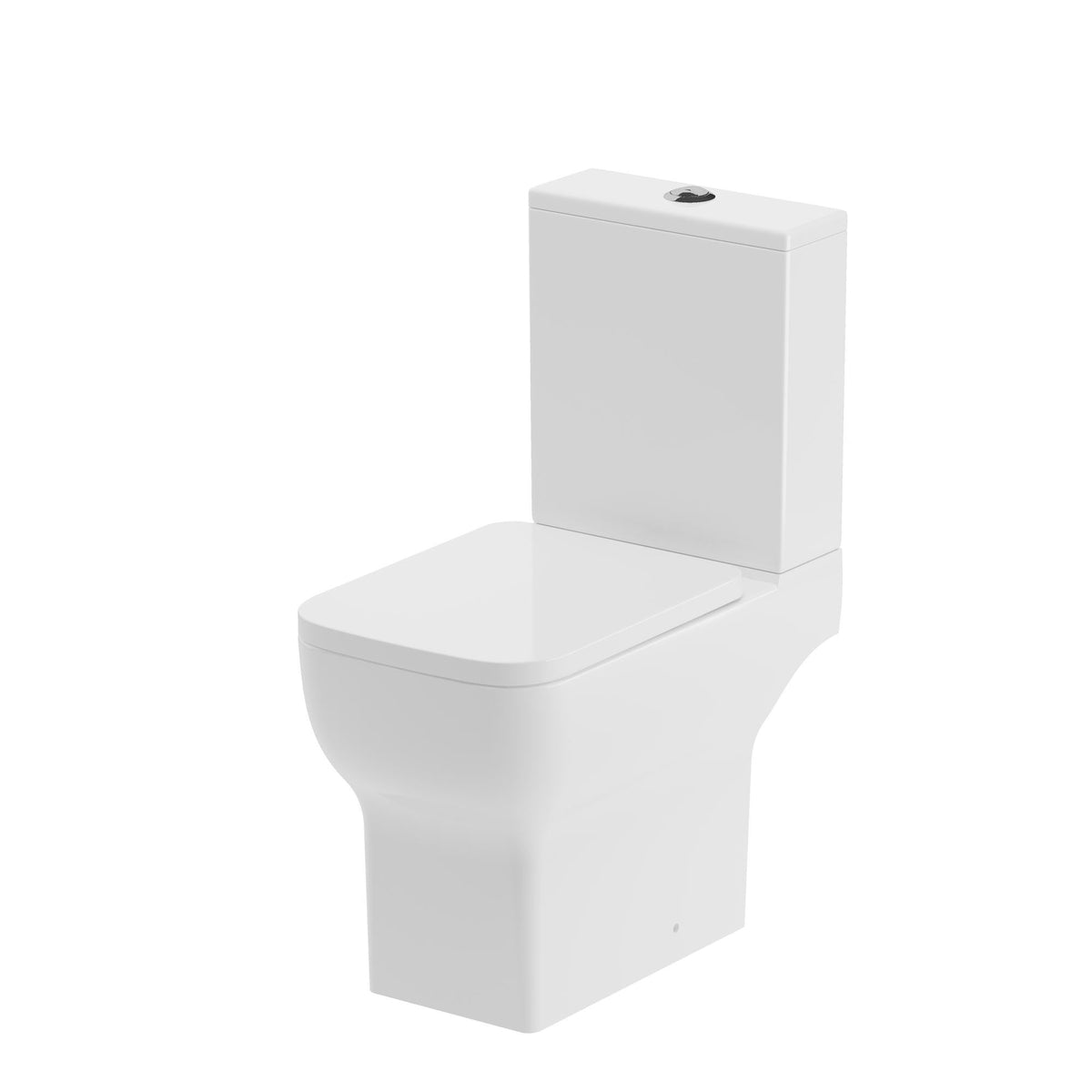 Auvellis Arlo rimless close coupled toilet - angled left view