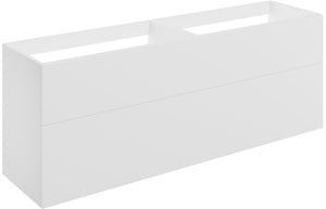 Auvellis Arven 1180mm wall-hung four-drawer modular vanity run in matt white