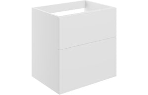 Auvellis Arven 590mm wall-hung twin-drawer modular vanity unit in matt white