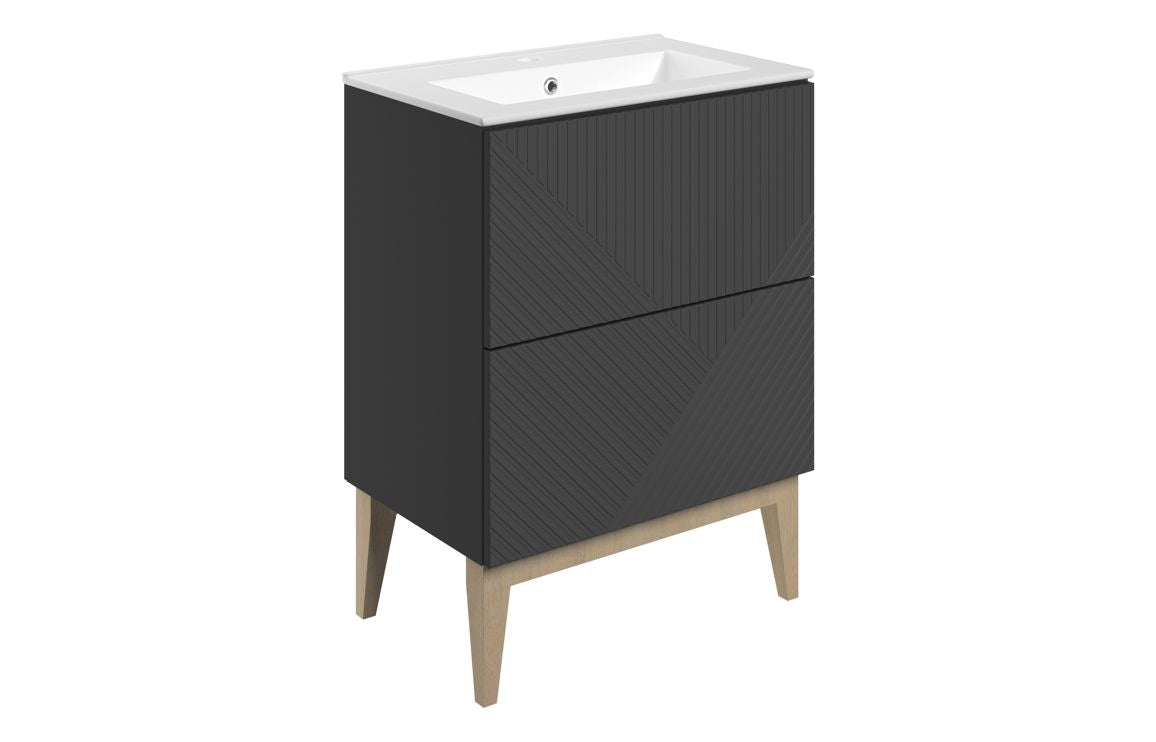 Auvellis Arven 615mm vanity – Matt Graphite Grey