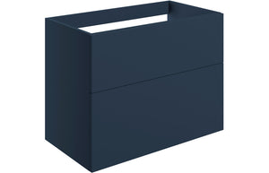Auvellis Arven 790mm wall-hung twin-drawer modular vanity unit in matt deep blue