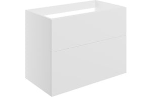 Auvellis Arven 790mm wall-hung twin-drawer modular vanity unit in matt white