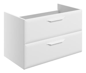 Auvellis Arven 795mm wall-hung 2-drawer basin unit in Matt White