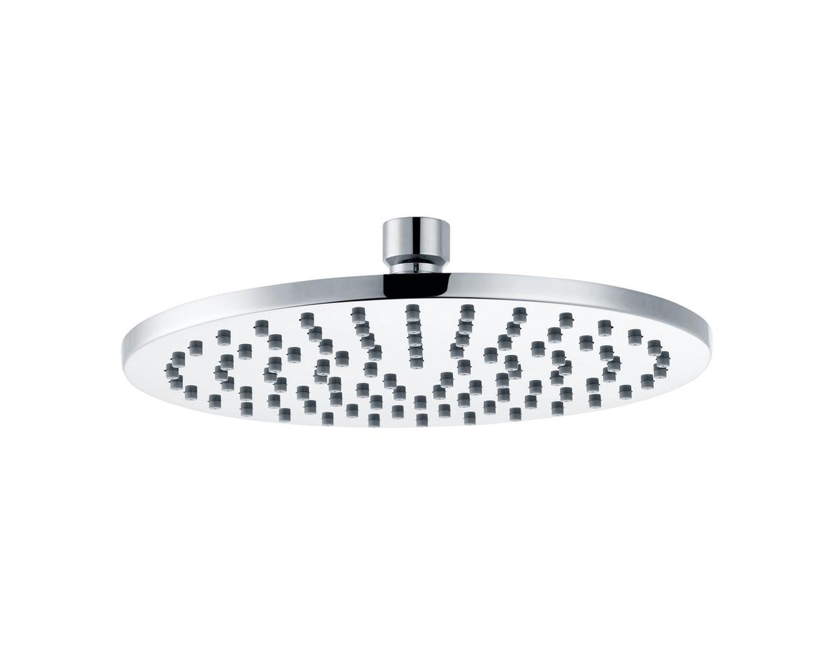 Auvellis Nexara round fixed shower head in Chrome – 200mm
