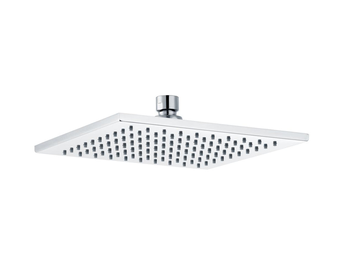 Auvellis Nexara square fixed shower head in Chrome – 200mm