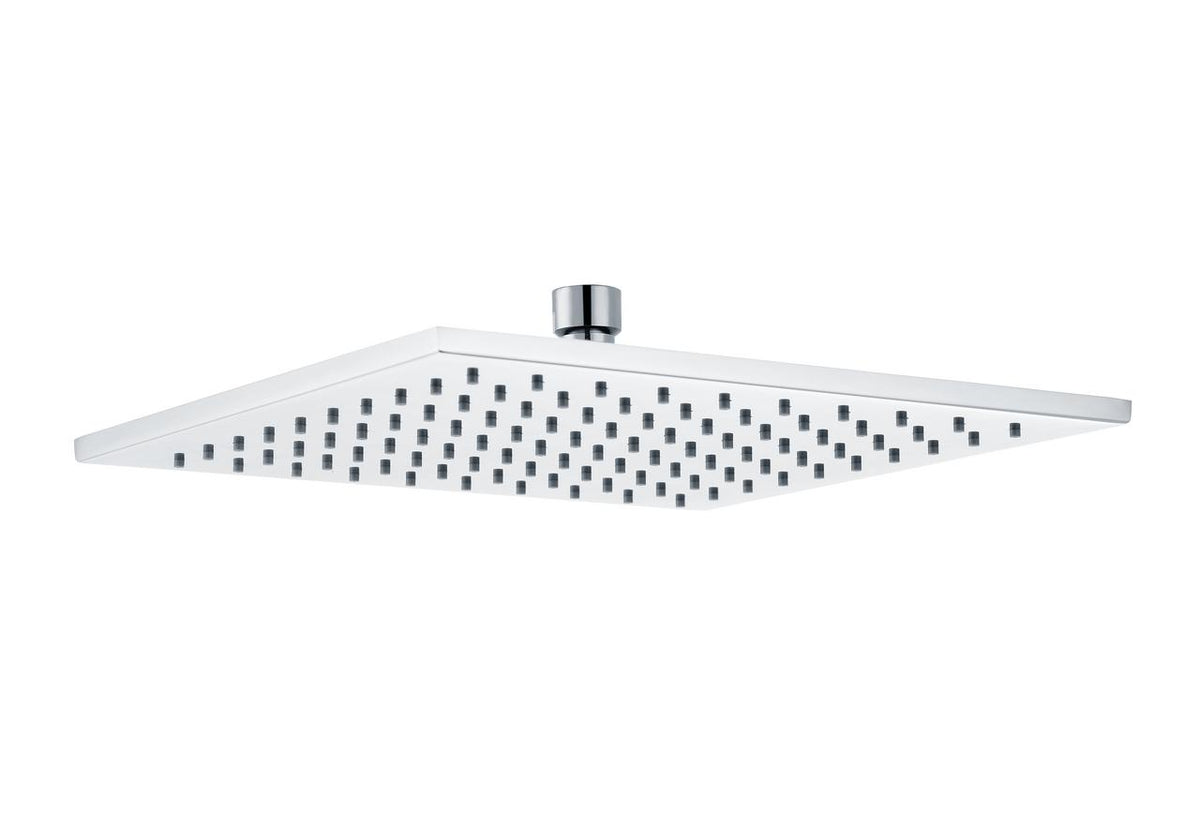 Auvellis Nexara square fixed shower head in Chrome – 250mm