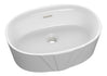 Auvellis Deco 460mm Resin Countertop Washbasin – White – DIPB1426