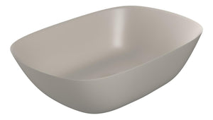 Auvellis Layla 460mm Resin Countertop Washbasin – Matt Latte