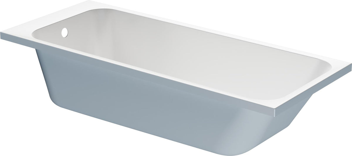 Auvellis Linaro round thin-edge bath – alternate view