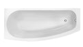 Auvellis Lunero 1700mm space-saver bath – left hand