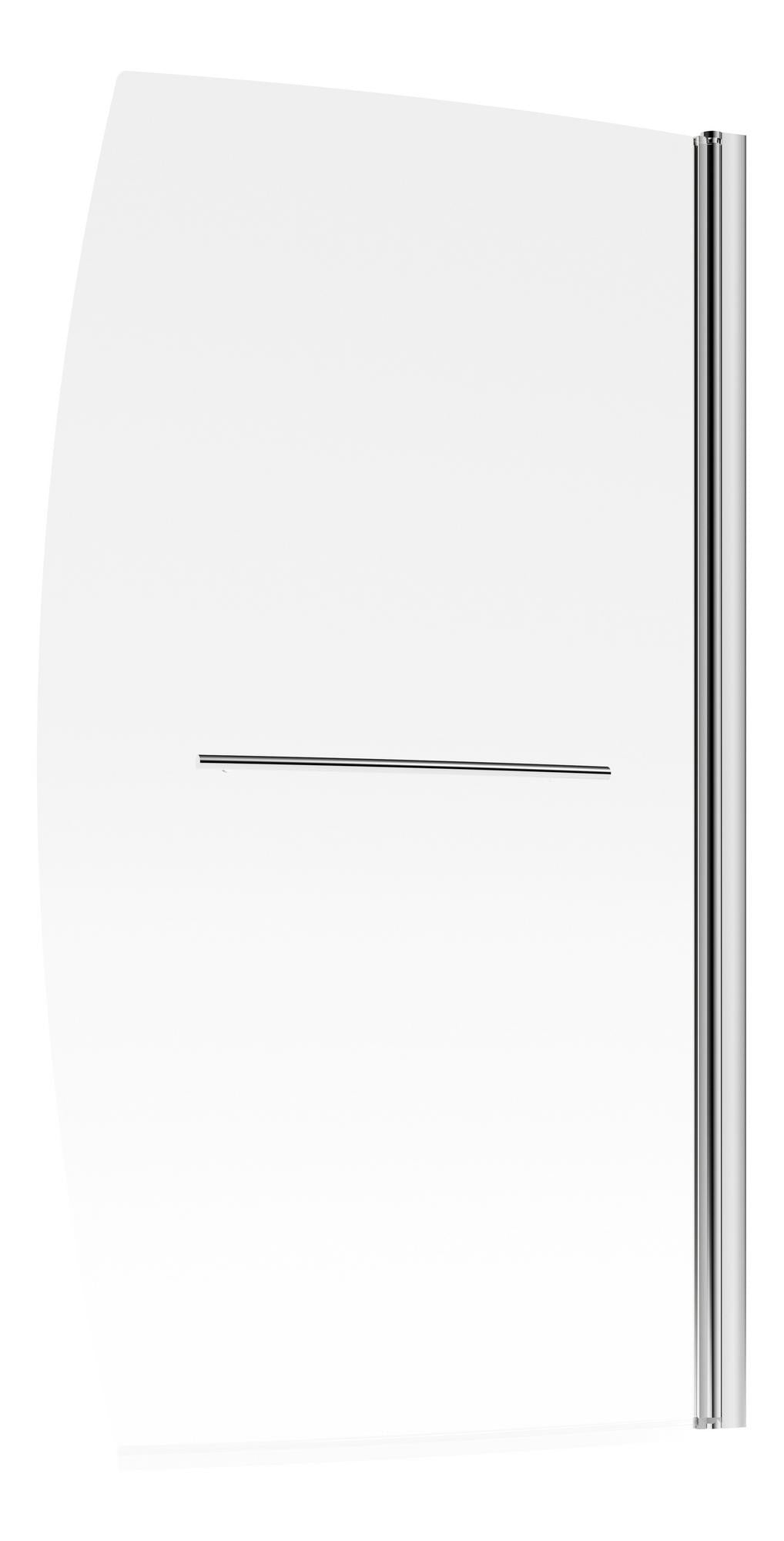Auvellis Lunero 900mm space-saver bath screen – Chrome