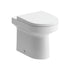 Auvellis Mirelle 515mm rimless back-to-wall toilet with soft-close seat – product view