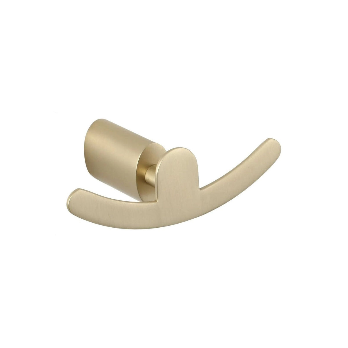 Auvellis Nexara 100mm Robe Hook – Brushed Brass complete view