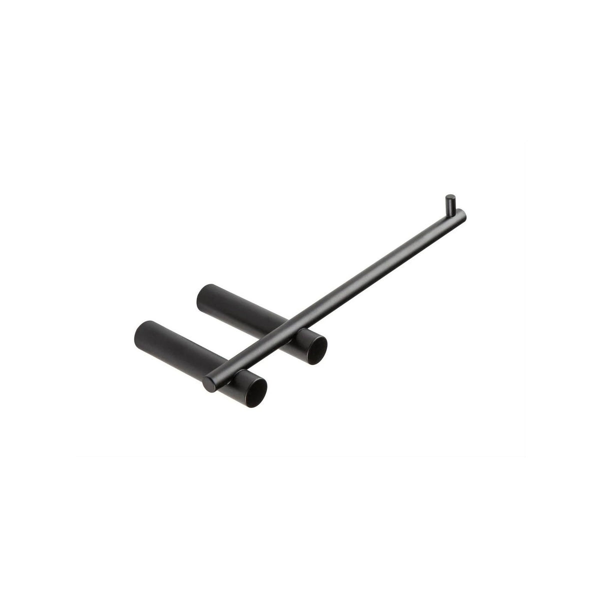 Auvellis Nexara 190mm Toilet Roll Holder – Black complete view