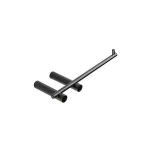 Auvellis Nexara 190mm Toilet Roll Holder – Black complete view