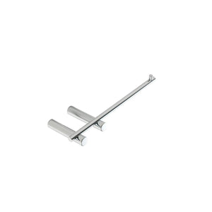 Auvellis Nexara 190mm Toilet Roll Holder – Chrome complete view