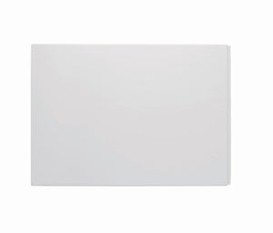 Auvellis Nexara 690mm Easy-Access bath end panel – white acrylic