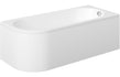 Auvellis Nexara back-to-wall corner bath