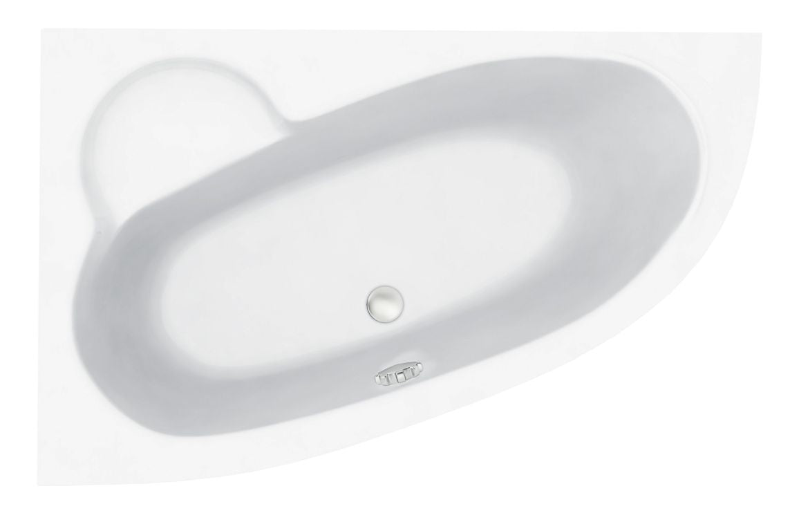 Auvellis Nexara 1500mm offset corner bath – left hand