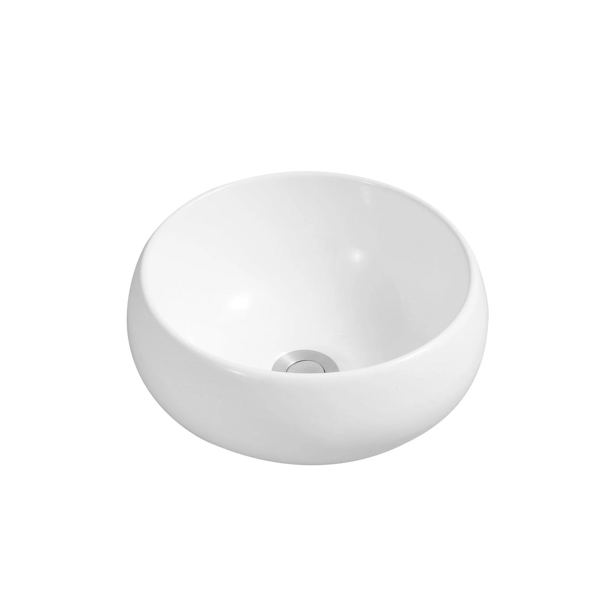 Auvellis Penny 310mm Round Countertop Washbasin – White Ceramic – DIPB0118