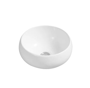 Auvellis Penny 310mm Round Countertop Washbasin – White Ceramic – DIPB0118