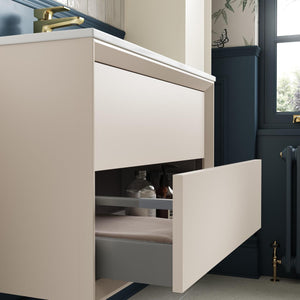 Auvellis Solenne 503mm Floor-Standing WC Unit in a bathroom setting