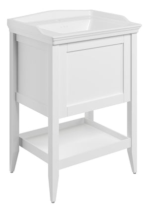 Auvellis Solenne Floor-Standing 1-Drawer Vanity Unit with Ceramic Basin – 650mm / 800mm – DIFTP5516