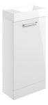 Auvellis Valto 410mm floor-standing vanity – Gloss White