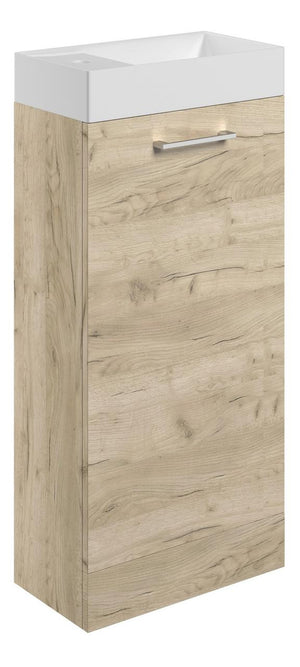 Auvellis Lunero 410mm floor-standing vanity – Oak