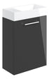 Auvellis Valto 410mm wall-hung vanity – Gloss Anthracite