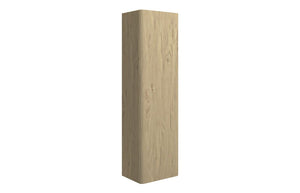 Auvellis Vela Curved 350mm wall-hung tall cabinet – Textured Oak