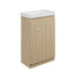 Auvellis Vela Curved 550mm Slim-Depth Floor-Standing Vanity Unit with Basin – DIFTP5696