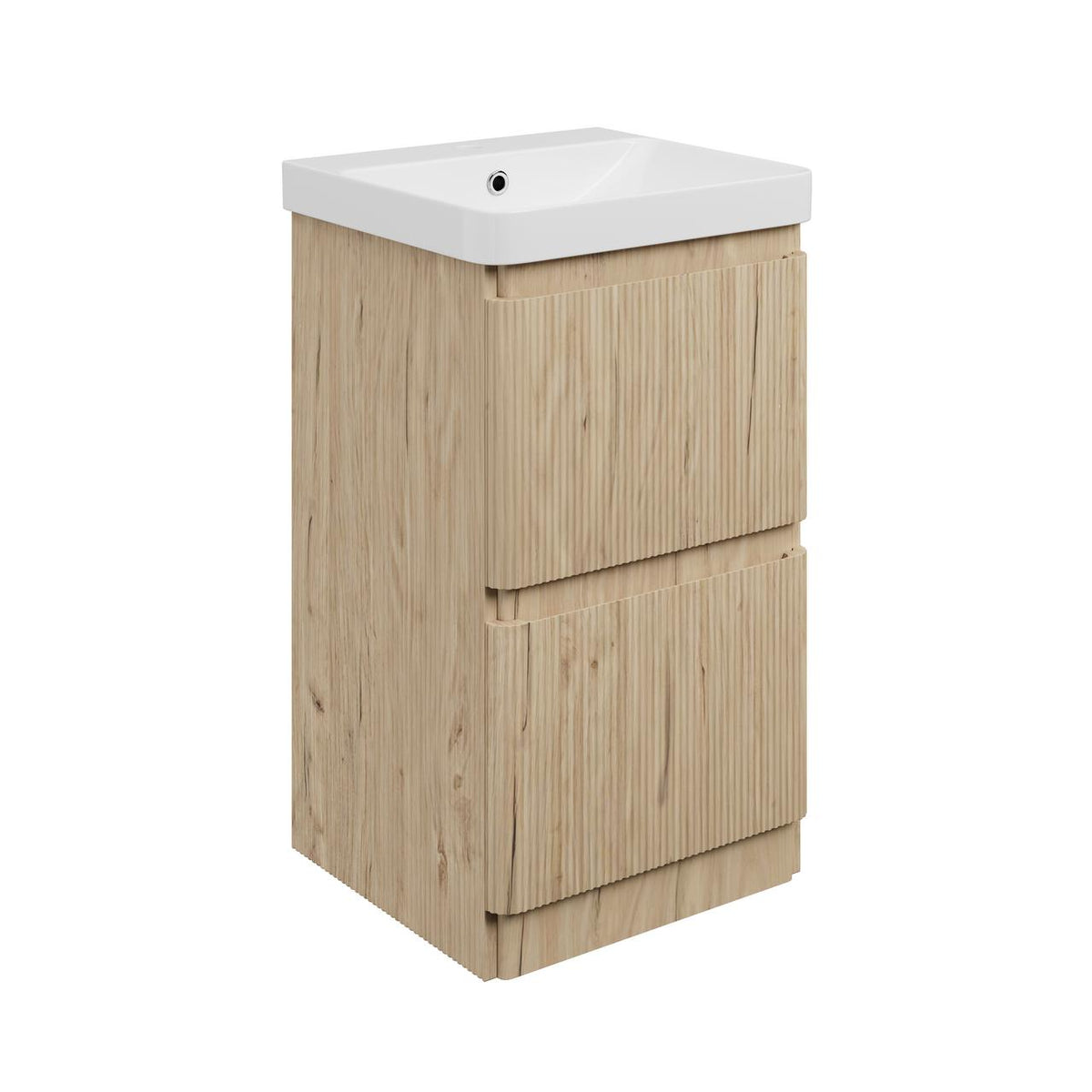 Auvellis Vela Curved Floor-Standing 2-Drawer Vanity Unit with Basin – DIFTP5720