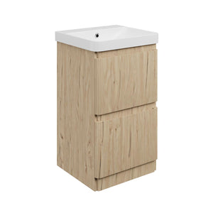 Auvellis Vela Curved Floor-Standing 2-Drawer Vanity Unit with Basin – DIFTP5720