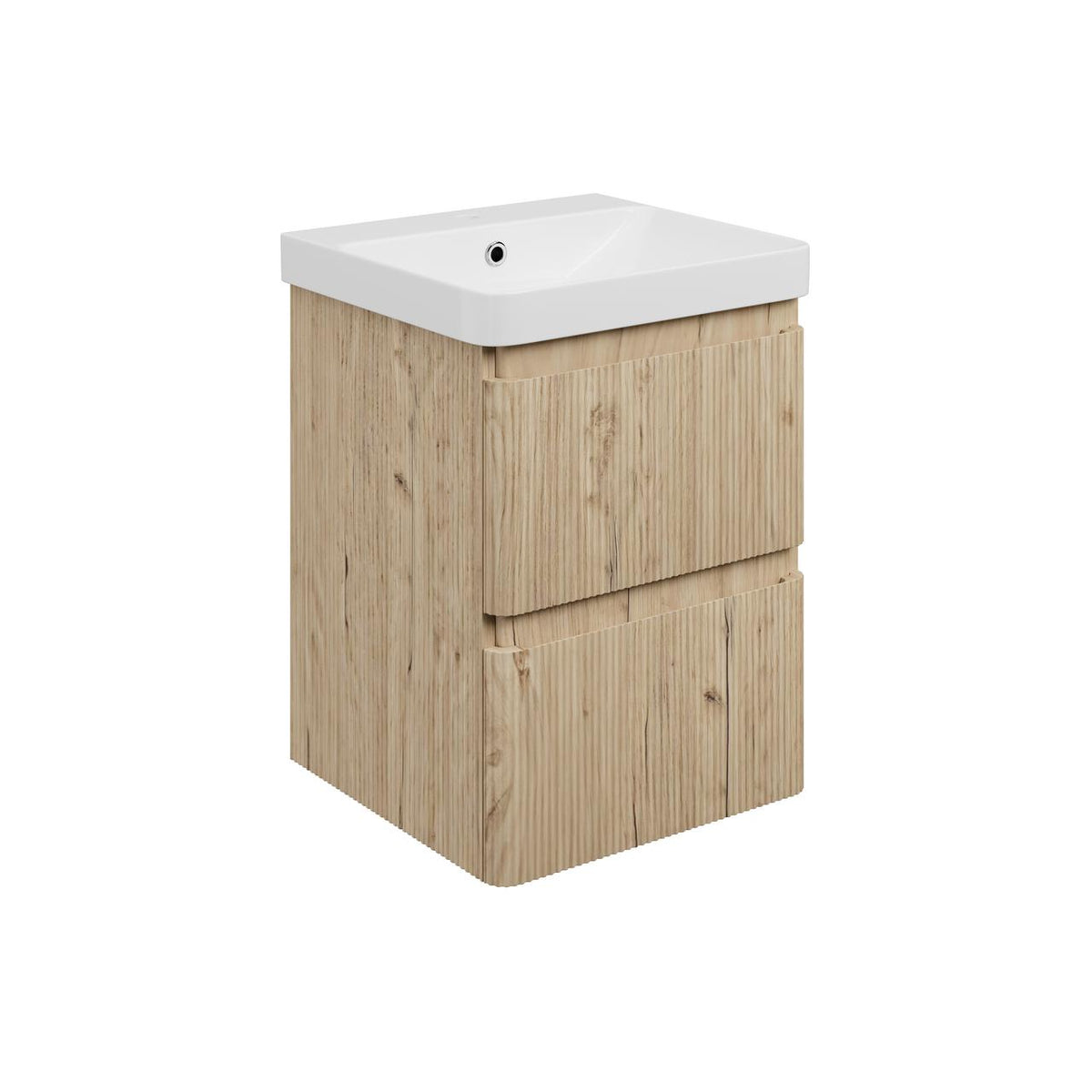 Auvellis Vela Curved Wall-Hung 2-Drawer Vanity Unit with Basin – DIFTP5702