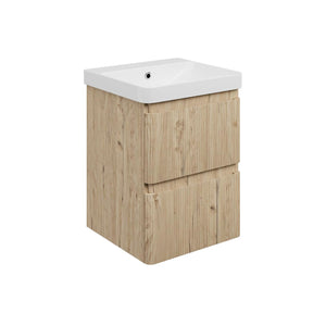 Auvellis Vela Curved Wall-Hung 2-Drawer Vanity Unit with Basin – DIFTP5702