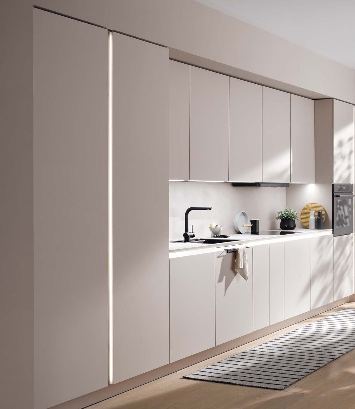 Burger Küchen — Jette sand beige kitchen · catalogue page 8