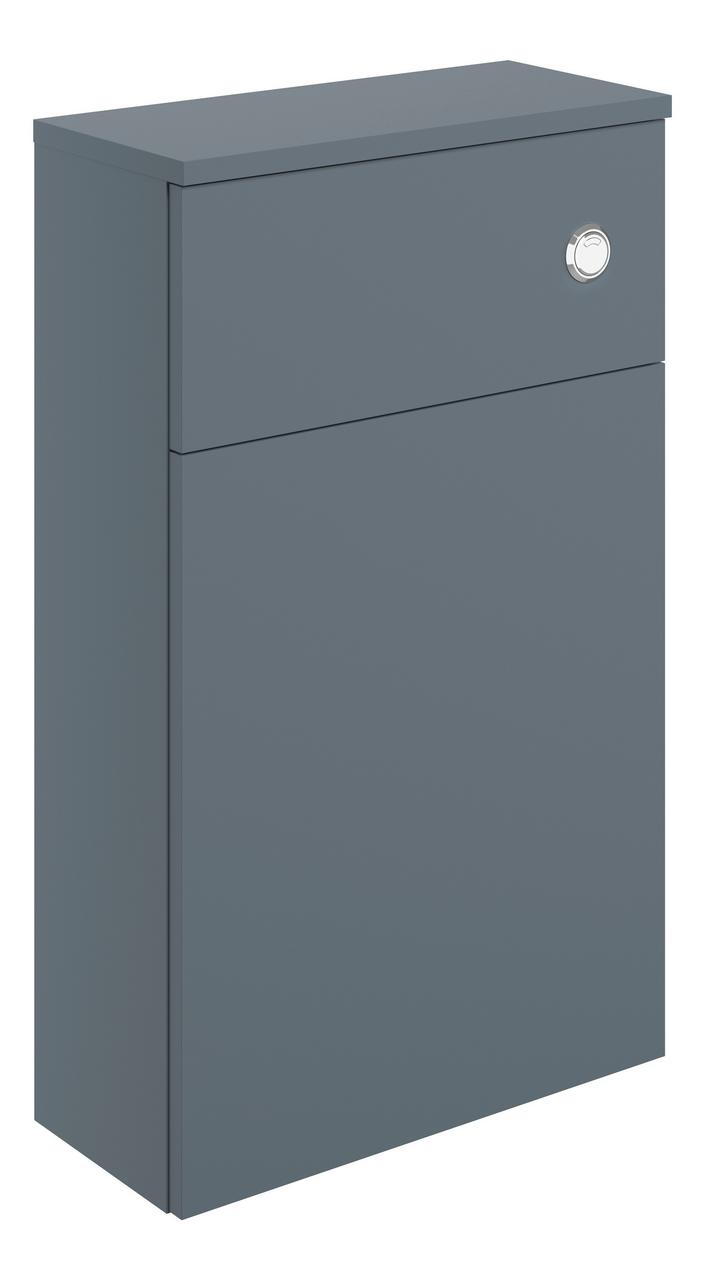 Auvellis Solenne 503mm Floor-Standing WC Unit – Matt Storm Blue / 503x225mm