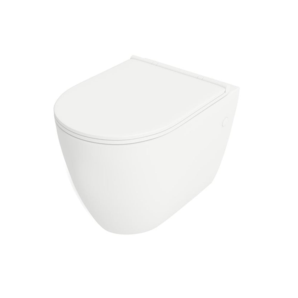 Layla Design Series Wall Hung Rimless Toilet With Soft Close Seat