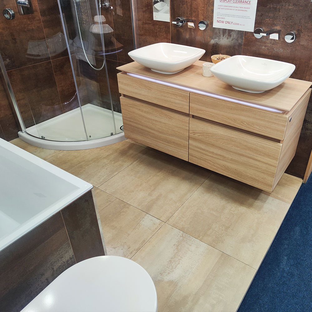 Villeroy & Boch Lagato Double Twin Drawer With Wash Basin Villeroy & Boch