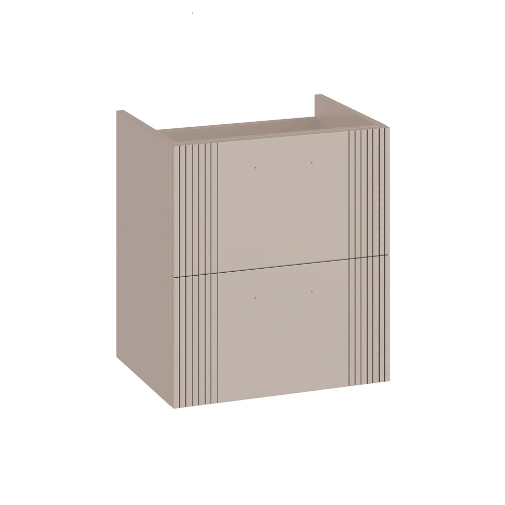 Fabrica Wall Hung Vanity Unit With Ceramic Orodell Washbasin White Fabrica