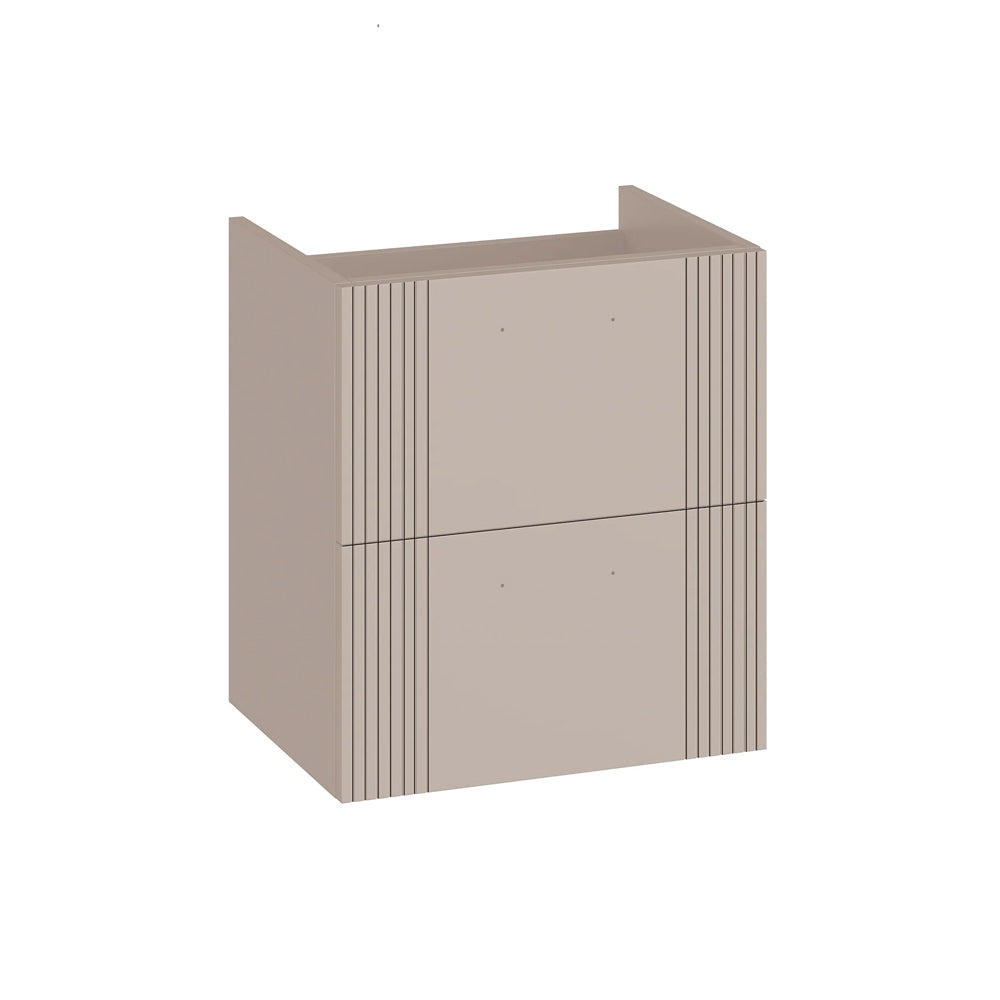 Fabrica Wall Hung Vanity Unit With Ceramic Orodell Washbasin White Fabrica