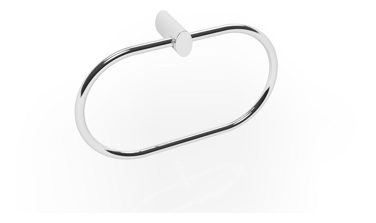 Auvellis Nexara 220mm towel ring in chrome